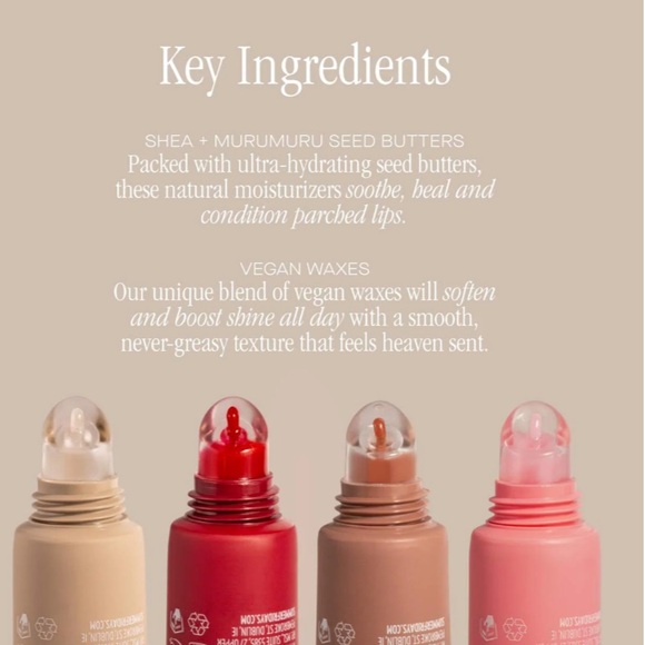 Summer Fridays Lip Butter Balm - Cherry with handmade charm 🍒 - Picture 3 of 3